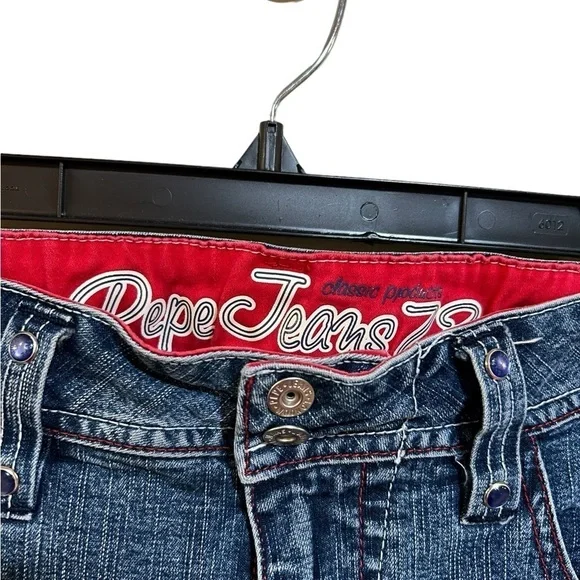 Pepe Jeans vintage capris jeans women’s size 33 (size 12?) - Picture 2 of 6
